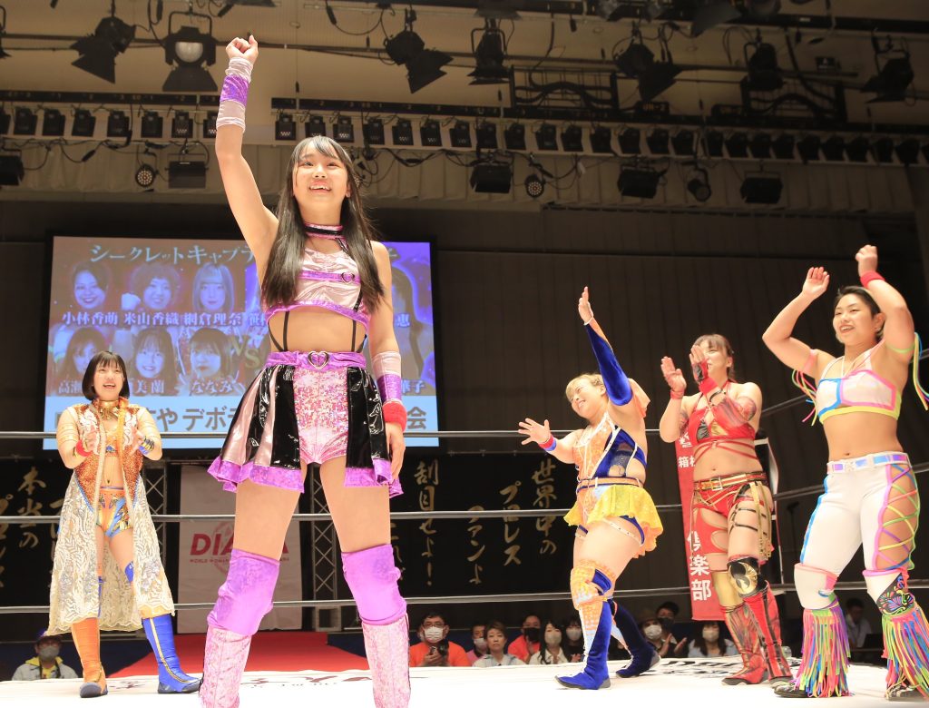 デビュー2年目を迎えた2022年4月 後楽園ホール大会の美蘭選手